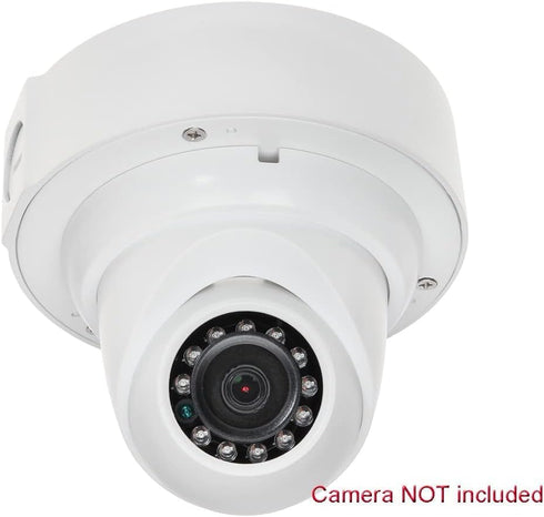 PFA130-E Waterproof Junction Box for Indoor/Outdoor Dome and Bullet Camera, White with Cable Gland