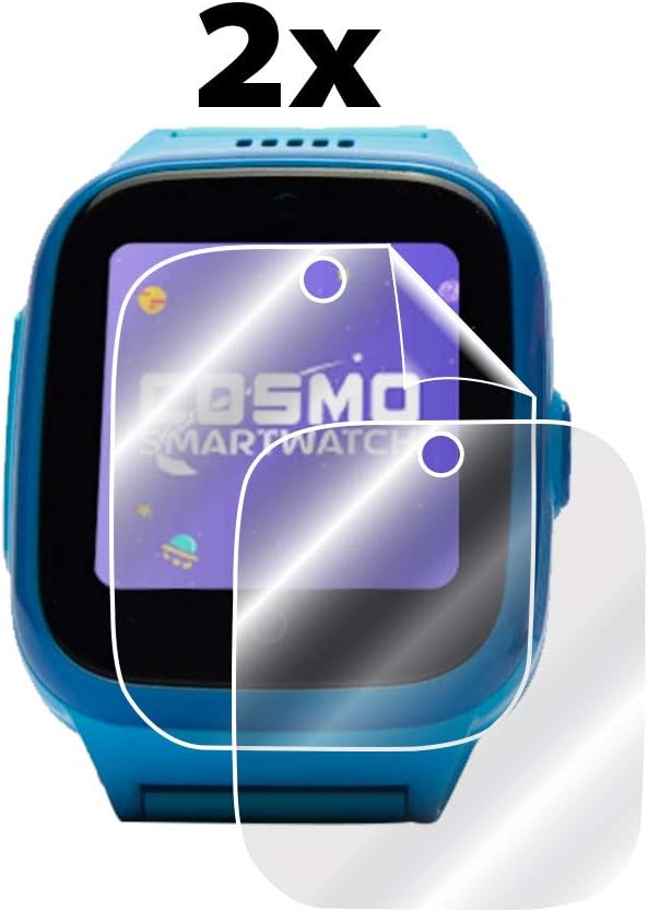 IPG Kids Smartwatch Screen Protector for Cosmo JrTrack (2 Units) - Invisible Ultra HD Clear Film, Anti Scratch Guard