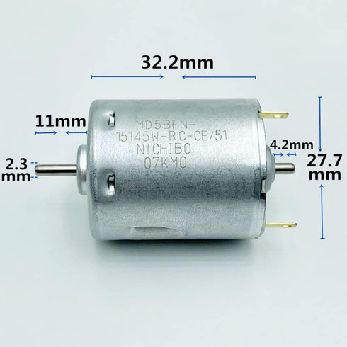 RS-365SH 6V-24V 11000RPM 365 Micro Motor DC High Speed Dual Shaft carbon brush Micro Electric Engine for Toy Car Boat