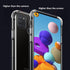 Samsung Galaxy A21S TPU Protective Cover, Transparent Soft Four Corners Case