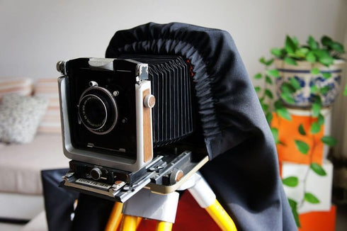 New Dark Cloth Focusing Hood for 5X7 8X10 Large Format Camera, Wrapping 150cm, 535g