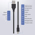 Replacement IFC-400PCU USB Cable for Canon Rebel, PowerShot, EOS, DSLR, ELPH Digital Cameras
