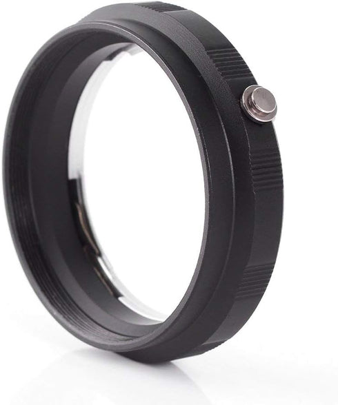 Metal Rear Lens Reverse Protection Filter Ring for Nikon F AI AF-S Mount Camera, Macro Shooting 52mm Thread