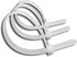 Superun Releasable Zip Ties - 8 Inch, 50 Lbs Tensile Strength, Pack of 100 Reusable Cable Ties in White