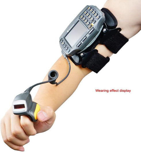 Wearable Arm Wrist Mount for Symbol WT4070, WT4090, WT41N0, Left & Right Hand with Cable Ties