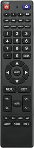 New 850125633 Replaced Remote - Fit for HITACHI LED LCD TV Models LE32A509, LE32E6R9, LE39A309, LE43A509, LE49A509,