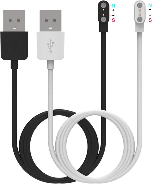 RuenTech Compatible Magnetic USB Charger for BIGGERFIVE BW01 Smart Watch, Replacement Charging Cable (One Fit)