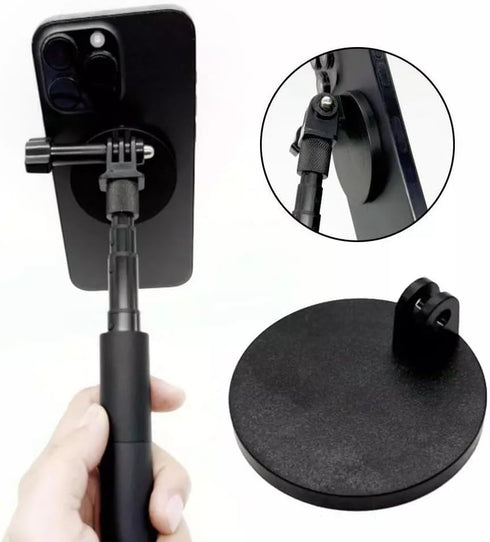ThtRht Backpack Magnetic Action Camera Holder Mount Adapter for MagSafe iPhone Gopro Jaws Flex Clamp Mounts Magnetic