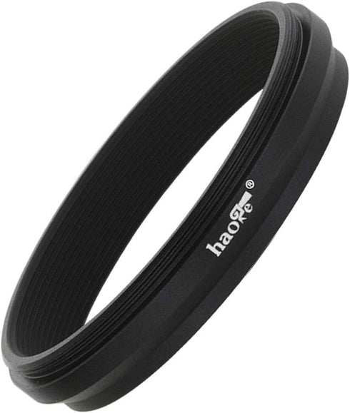 Haoge Lens Filter Adapter Ring for Fujifilm Fuji FinePix X70 X100 X100S X100T X100F Camera fit 49mm UV CPL ND Filter Lens Cap Replace Fujifilm AR-X100 Black