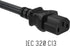 Cable Leader 4ft 14AWG 5-15P C13 3-Prong Computer Power Cord, NEMA to IEC AC Power Cable, Heavy Duty Replacement Power