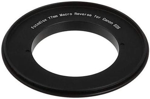 Fotodiox 77mm Macro Reverse Mount Adapter for using Canon EOS camera with 77mm filter thread lens