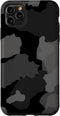 iPhone 11 Pro Max Black Grey Camo Case - Camouflage Phone Cover