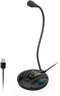 JOUNIVO USB Recording Microphone, Computer PC Podcast Condenser Cardioid Mic with Mute Button