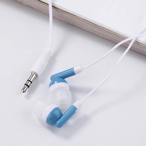 50 Pack (50Mixed) CN-Outlet Kids Bulk Earbud Headphones Multi Colored, Individually Bagged, Wholesale Disposable