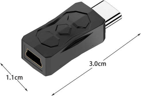 Gtwoilt 2-Pack, MP3 MP4 USB C to Mini USB Adapter Type-C Male to Mini USB Female Adapter, for Older Players, Digital