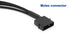 Molex to 4 Pin Fan Adapter, 3 Pin 4 Pin PC Case 12V Cooling Fans Molex to Fan Splitter Power Cable, 13 inch (1 Pack)