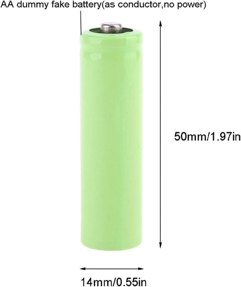 RUINBNC 5v 4.5v (100 200cm USB to Aa Battery Eliminators, to Power Converter with Fake Battery, USB Aa Eliminators