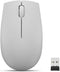 Lenovo 300 Wireless Mouse, Ambidextrous Design, 2.4 GHz Nano USB Receiver, 12 Month Battery Life for PC, Laptop