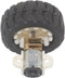 MANHONG Electric Small Motor Miniature Electric Toy, Plastic Wheel Kit with Fixed Frame