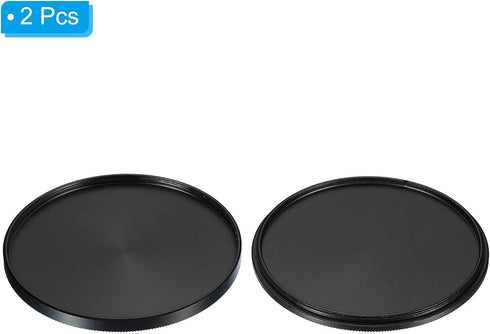 PATIKIL 67mm Lens Cap, 2 Pack Universal Front Metal Lens Filter Stacks Cap Protective Case for 67mm Camera