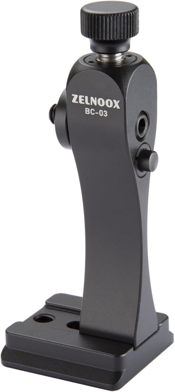 Binocular Tripod Adapter, 1/4 inch Threaded Mounting Stud, Built-in Arca Dovetail, Compatible ARCA/RRS Dovetail