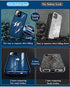 HENGHUI Lockable Magnetic Case for iPhone 13, with Camera Lens Protector & Screen Protector, Green