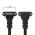 JSER Down Up Angled USB 3.1 Type-C Dual Screw Locking to Standard USB3.0 Data Cable 90 Degree for Camera