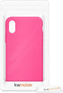 kwmobile Case Compatible with Apple iPhone X - TPU Silicone Phone Cover with Soft Finish, Neon Pink