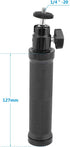 CAMVATE Rubber Hand Grip with 1/4" Ball Head Mount for Photographic Accessory, Black
