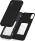 GOOSPERY Magnetic Secure Bumper Wallet Case for iPhone Xs/X, Dual Layer Protection with Sticky Mirror, Black