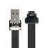 xiwai 2.0M USB 2.0 Type-A Male to USB-C Type-C Male Data Flat Slim FPC Cable for FPV, Disk & Phone