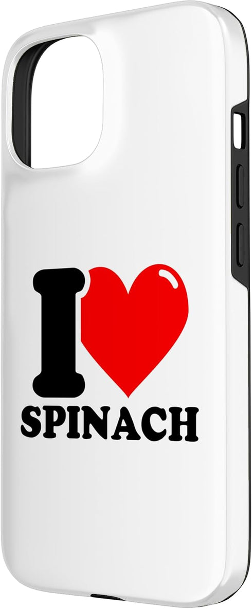 I heart spinach 15 I Love Spinach Case for iPhone