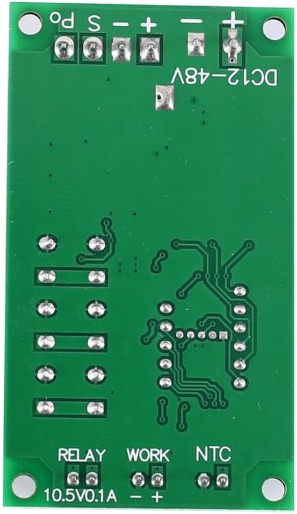 DONGKER Fan Temperature Controller Module, DC 12V 24V 48V 4-Wire PWM Driver Module for PC Fan/Alarm