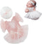 Newborn Photography Outfits Girl, White Lace Romper for Baby Photoshoot, Pearl Lace Rompers for Easter