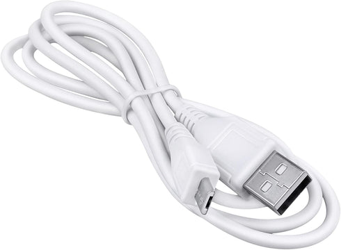 Digipartspower 5ft White Micro USB Power Charging Cord Cable Lead for Sound Oasis