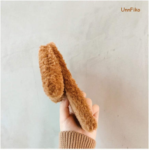 UnnFiko Super Cute Teddy Dog Fluffy Fur Case for iPhone 7 Plus/iPhone 8 Plus, Fuzzy Plush Soft TPU