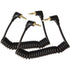 2 Pack 3.5mm to 3.5mm Audio Coiled Cable, 1.7FT Replacement for SC2 TRS Mic Patch Cord for Mixers, Microphones, Cameras