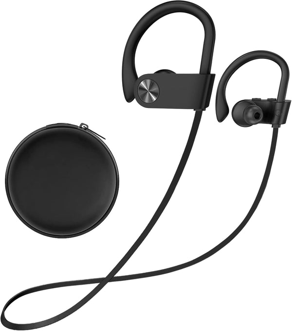 Stiive Bluetooth Headphones, 5.3 Wireless Sports Earbuds IPX7 Waterproof with Mic, Stereo Sweatproof, 16 Hours Playtime