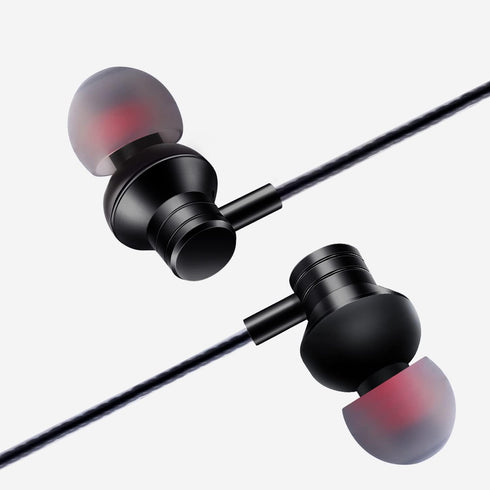 Wired Earbuds Headphones with Microphone, Stereo Bass Earphones, Noise Isolation in-Ear Headset Compatible with All