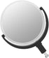 Microscope Reflecting Mirror Light Collection, 360 Degree Rotation Flat Concave Reflector for Experiments