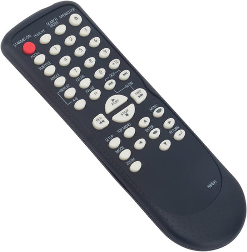 NB691 Replacement Remote Control for Magnavox DVD CD Player Models MDV2300, MDV3400, and Funai DVD Player
