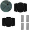 Tinoaly 2pcs Magnetic Holder Case Compatible with AirTag, Waterproof Hidden Magnet Mount Silicone