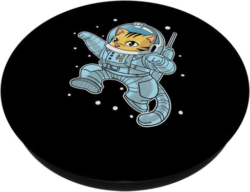 Cute Astro Cat Spaceman Kitten Space Cats PopSockets Swappable PopGrip