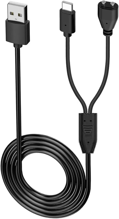 Kissmart Charger for Jugbow/Delupet/Yawpet Dog Training Collar, Magnetic Charging Cable for Shock Collar