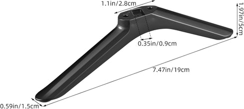 32 Inch 32 Inch NUOBESTY Universal Tv Stand Legs Tv Feet Tabletop with Screws Replacement Tv Stand Mount Leg for Smart