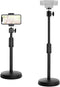 Khazylorr Webcam Stand for Desk, 18 Inch Webcam Tripod Camera Stand with Phone