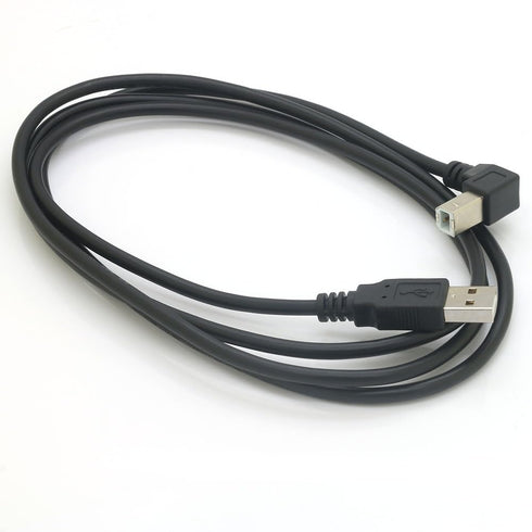 Tivid 59inch 2.0 90 2.0 480Mbps 4.9Feet) USB High Speed Printer/Scanner Right Angle Cable USB Printer Cable Degree USB
