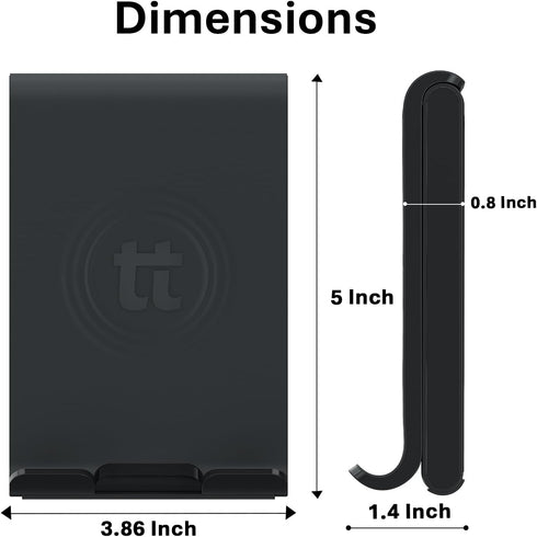 tabtoday 13", Tablet Stand, Adjustable Height, Phone Stand, Tablet and Phone Holder for Desk, Fits Tablets up
