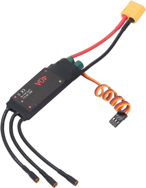 Adfaga 40A XT60 Brushless ESC Speed Controller High Performance BLHeli Firmware Optimized with Plug for RC Drone