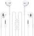 Wired Earbuds, Ultra Clear Calls & No Noise, 3.5mm Headphones with Mic, In-Ear Earphones, Compatible with